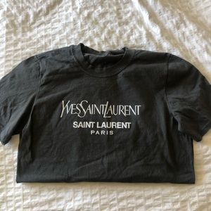 Yves Saint Laurent logo T-shirt
